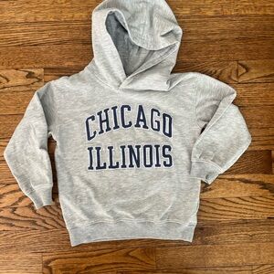 Gray Kids Chicago, Illinois Hoodie 5T boys or girls